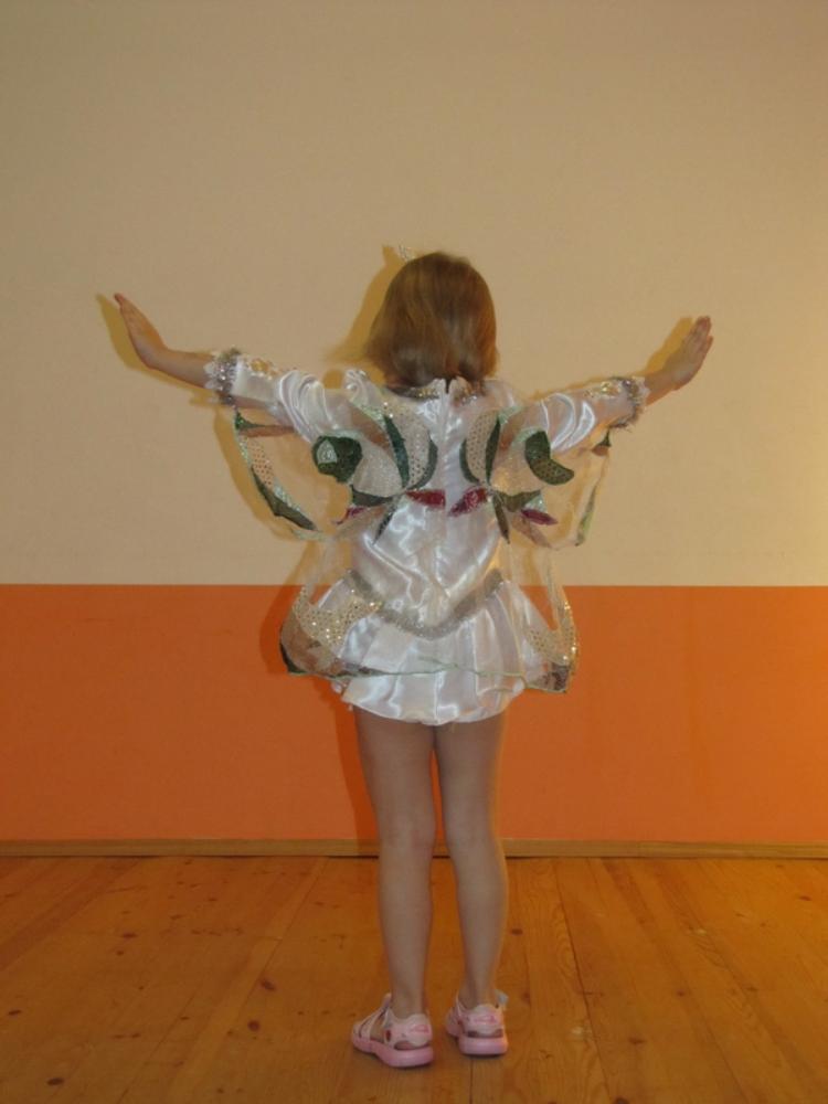 Костюмы для девочек - Бабочка-фея белая