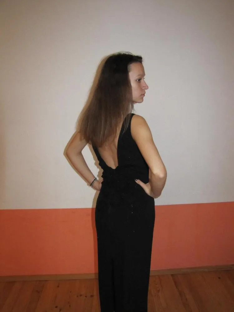 Костюмы для взрослых - Вечернее платье чёрное